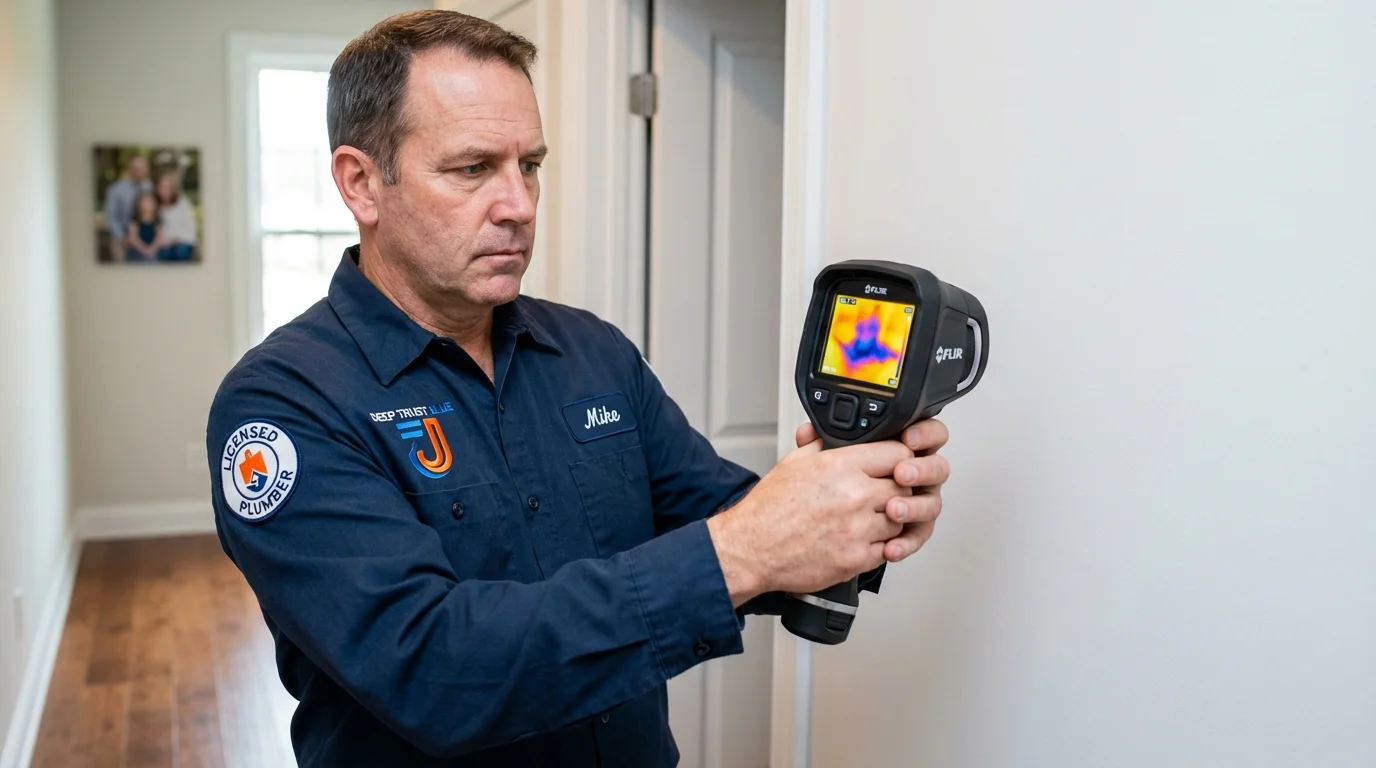 Thermal imaging leak detection by Johns Plumbing LLC in Moses Lake